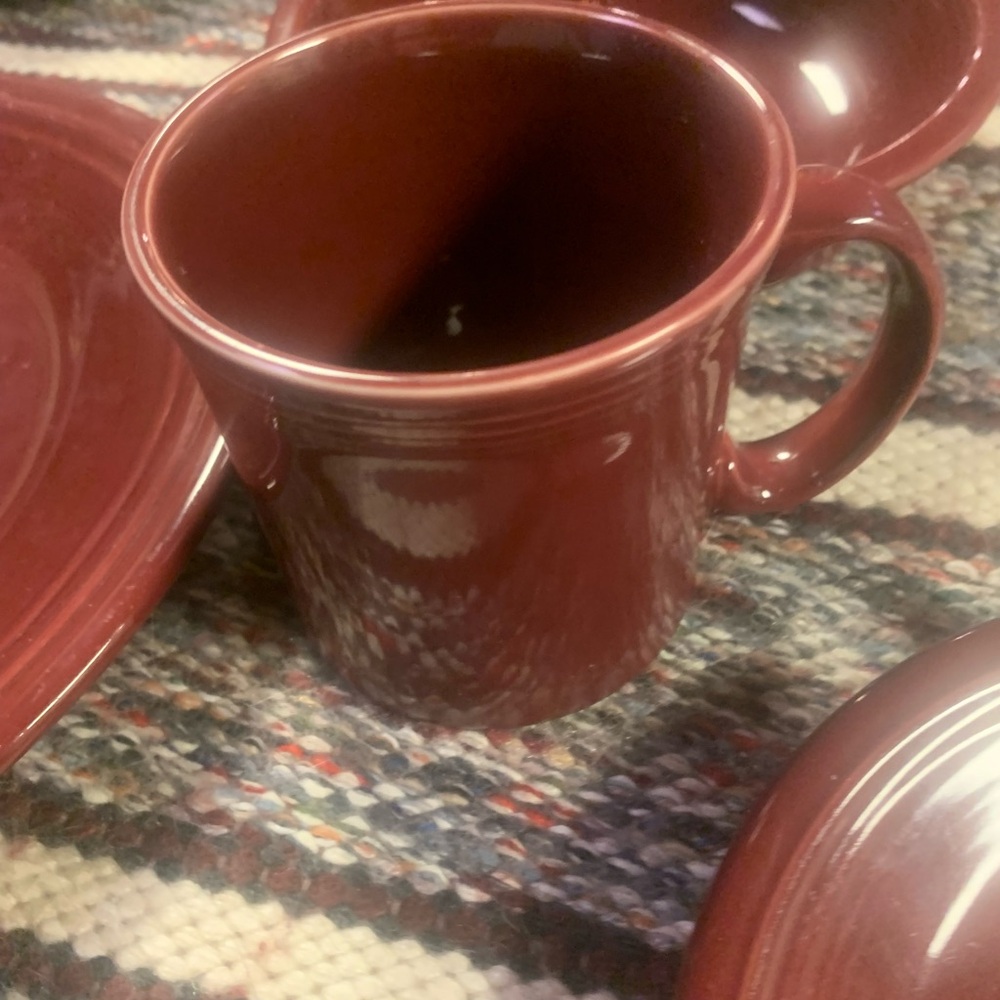 Fiesta Cinnabar 4 Piece Set - Picture 6 of 11